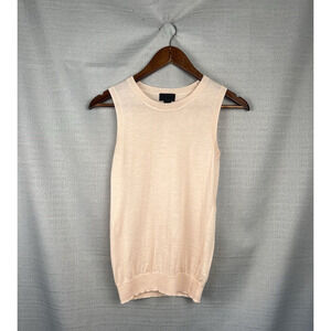 J. Crew Collection Cashmere Sweater Womens Size XS Light Pink Knit Layer Capsule